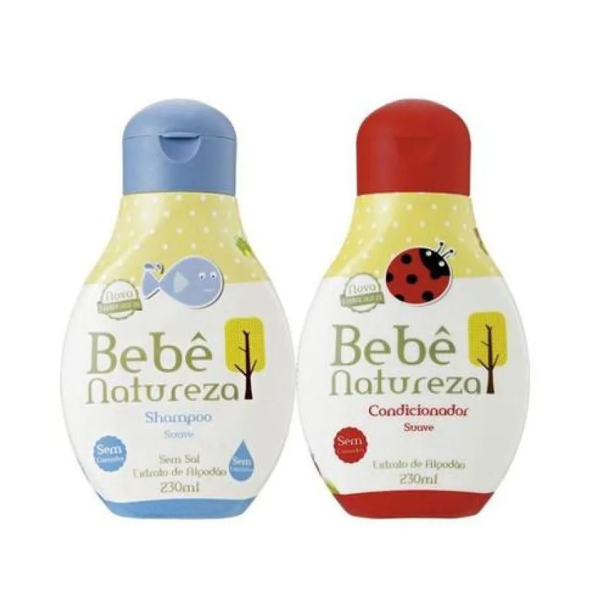 Bebê Natureza Kit Shampoo + Condicionador Suave 230ml