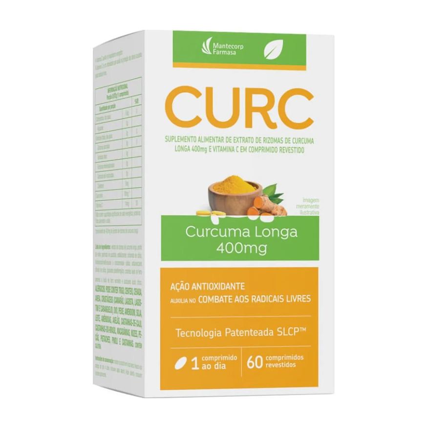 MANTECORP CURC 400mg 60 Cápsulas CúRCUMA
