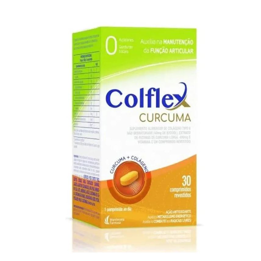 Mantecorp Suplemento Alimentar Colflex Curcuma 30 cápsulas