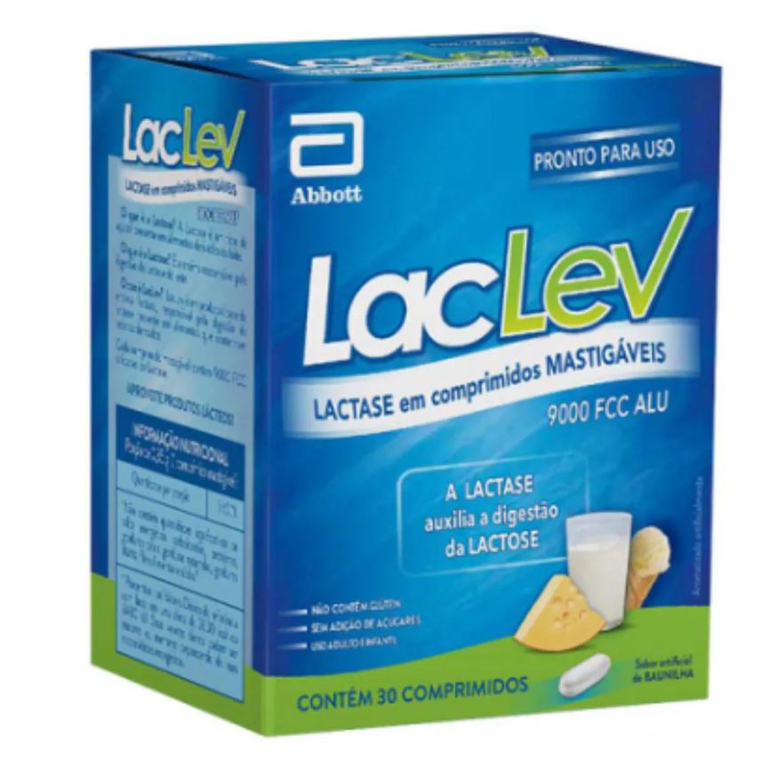 Abbott Laclev Lactase com 30comp