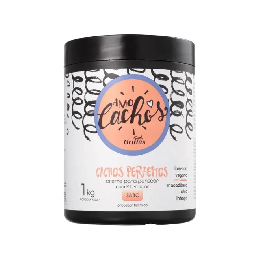 griffus Creme para pentear cachos perfeitos 3abc vegano amo cachos 1kg