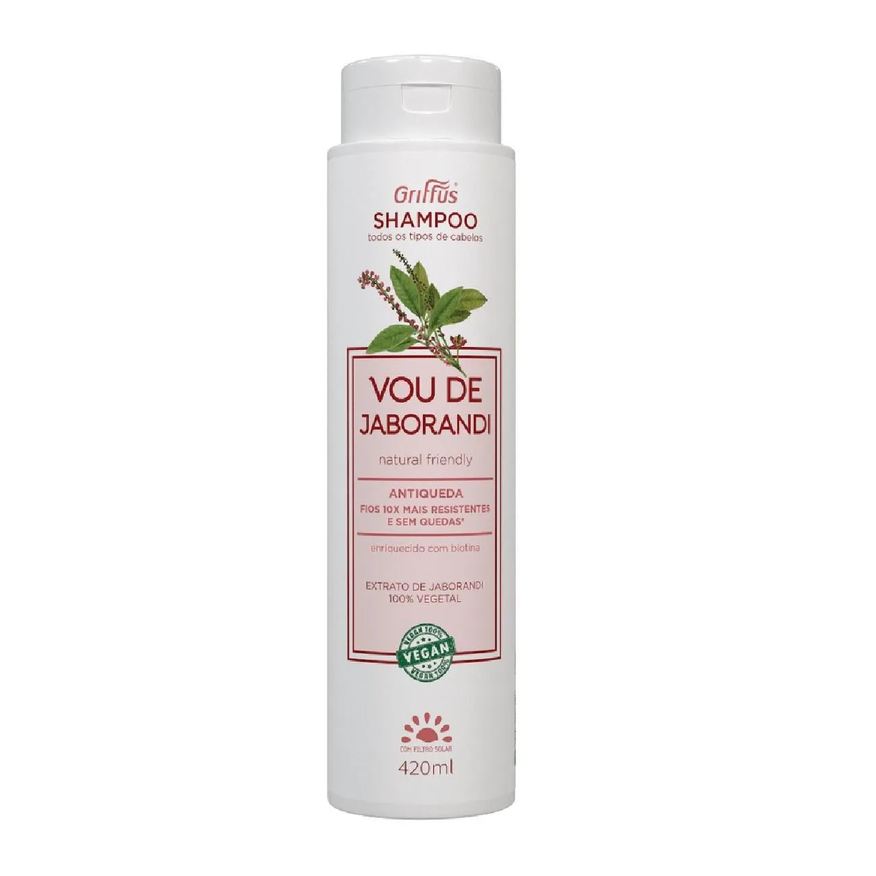 Griffus Shampoo Vegano Anticaspa Vou de Jaborandi 420ml