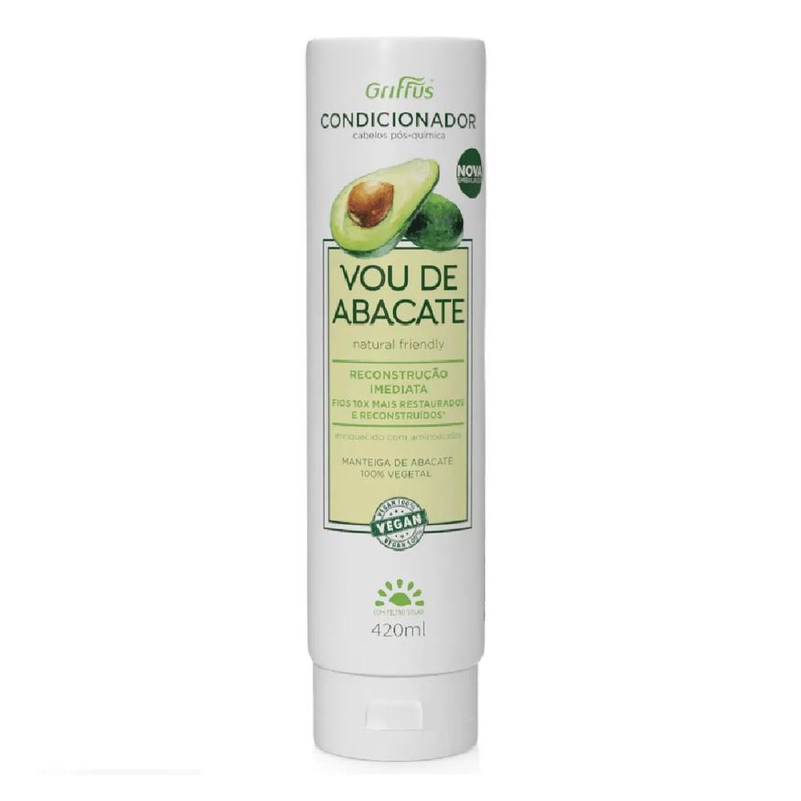 griffus Condicionador linha vegana vou de abacate 420ml