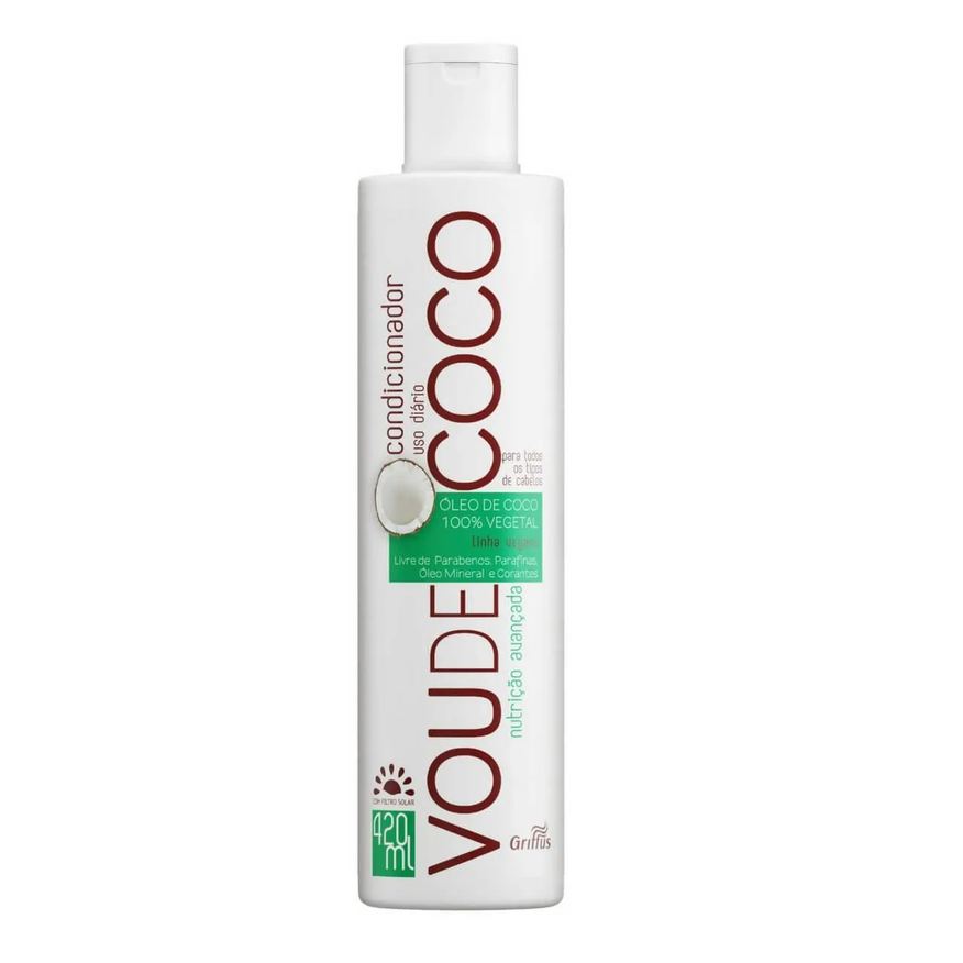 Griffus Condicionador Vegano Vou de Coco 420ml