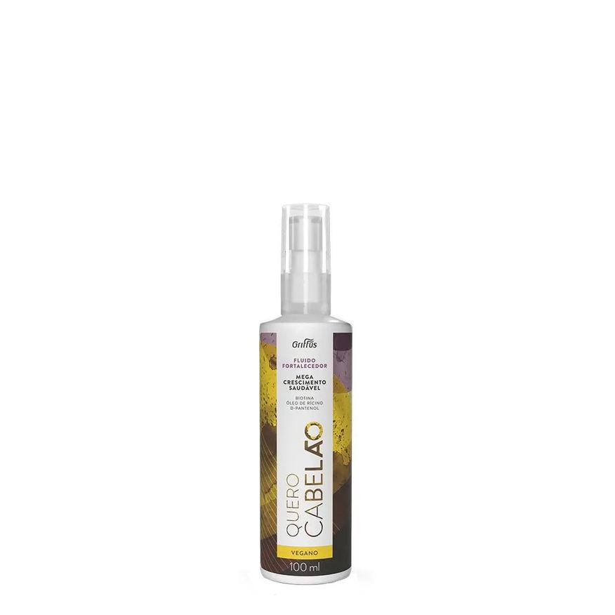 Griffus Fluído Fortalecedor Mega Crescimento Saudável Quero Cabelão 100ml
