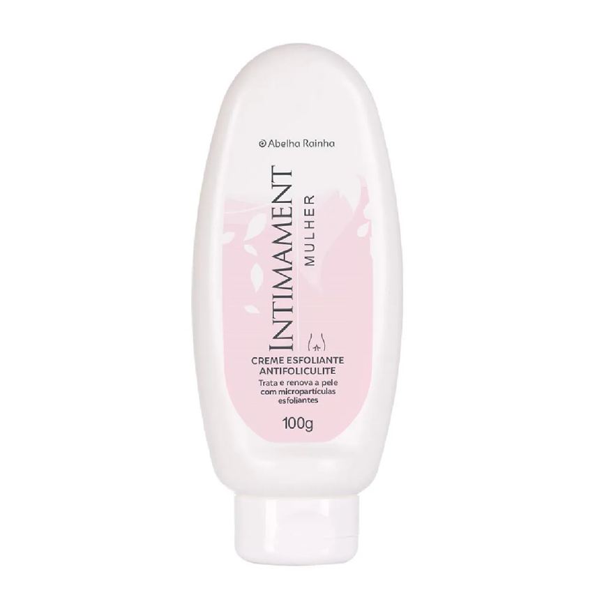 esfoliante Creme anti foliculite intimament mulher abelha rainha 100g