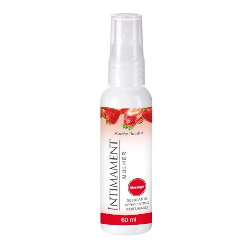 Abelha Rainha Desodorante Íntimo Spray Intimament Mulher Morango 60ml