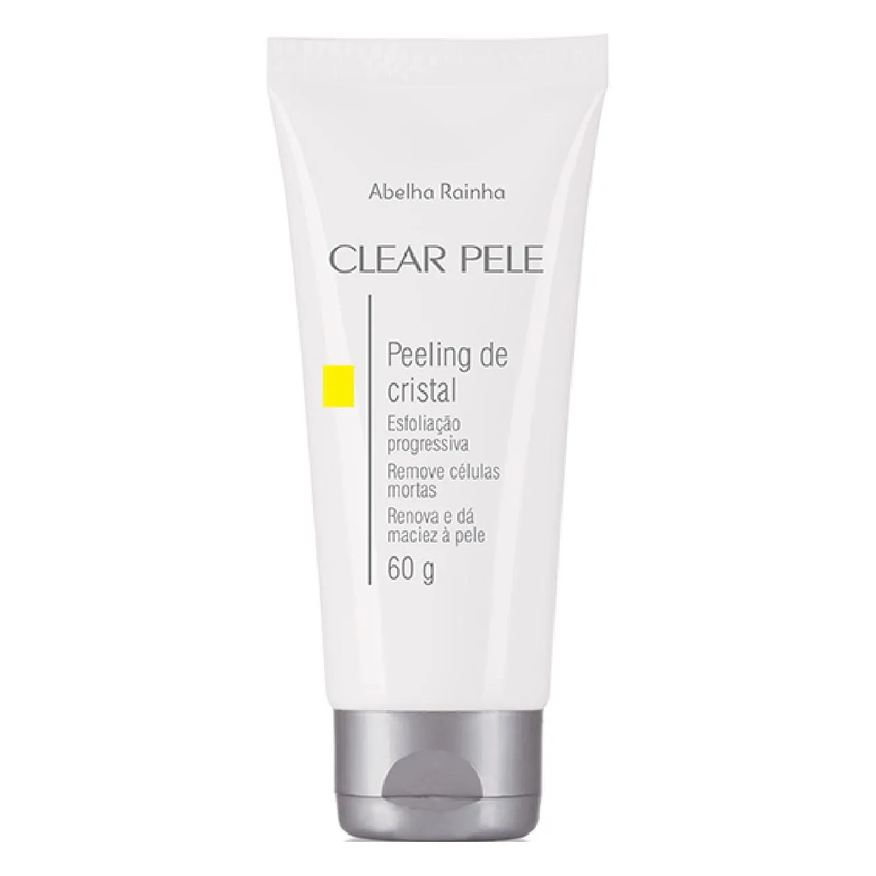 abelha rainha Peeling de cristal clear pele 60g