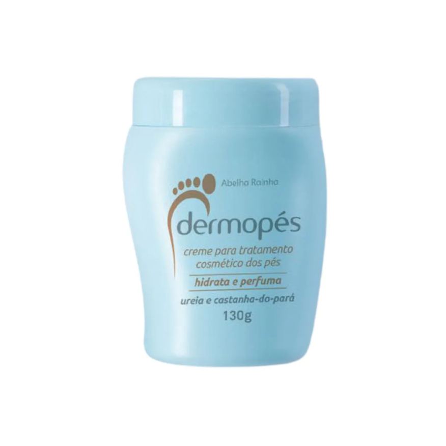 para Creme Pés com Ureia e Castanha do Pará Dermopés Abelha Rainha 130g