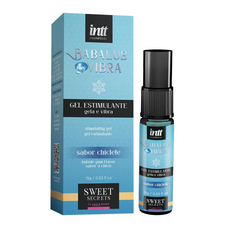Intt Cosméticos Excitante Babalub Vibra Ice - By Carla Geane - Intt
