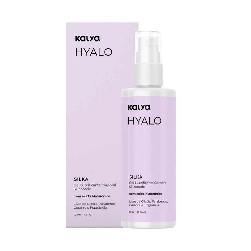 Kalya Hyalo silka lubrificante corporal siliconado c/ ácido hialurônico