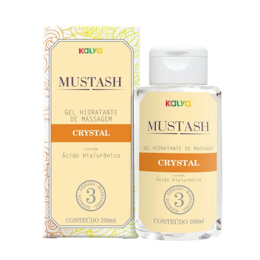 Kalya Mustash Crystal Lubrificante Á Base de Água