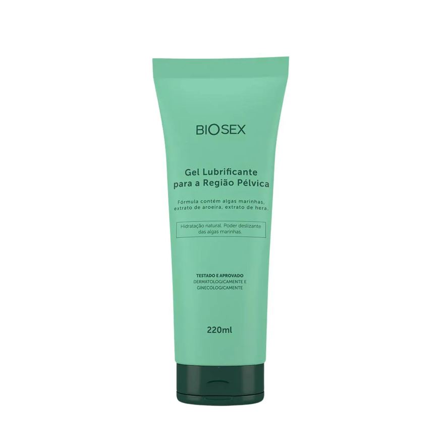 A Sós Gel Lubrificante com Hidratação Natural Pra Região Pélvica Biosex 220ml