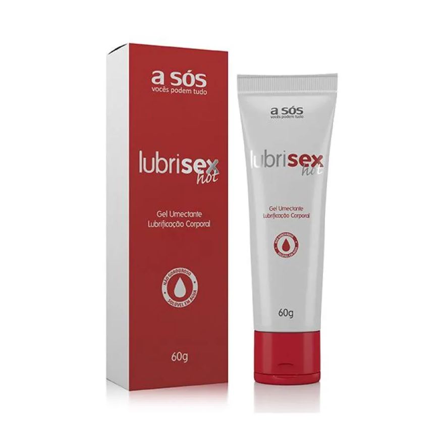 A Sós Gel Lubrificante com Aquecimento Lubrisex Hot 60g