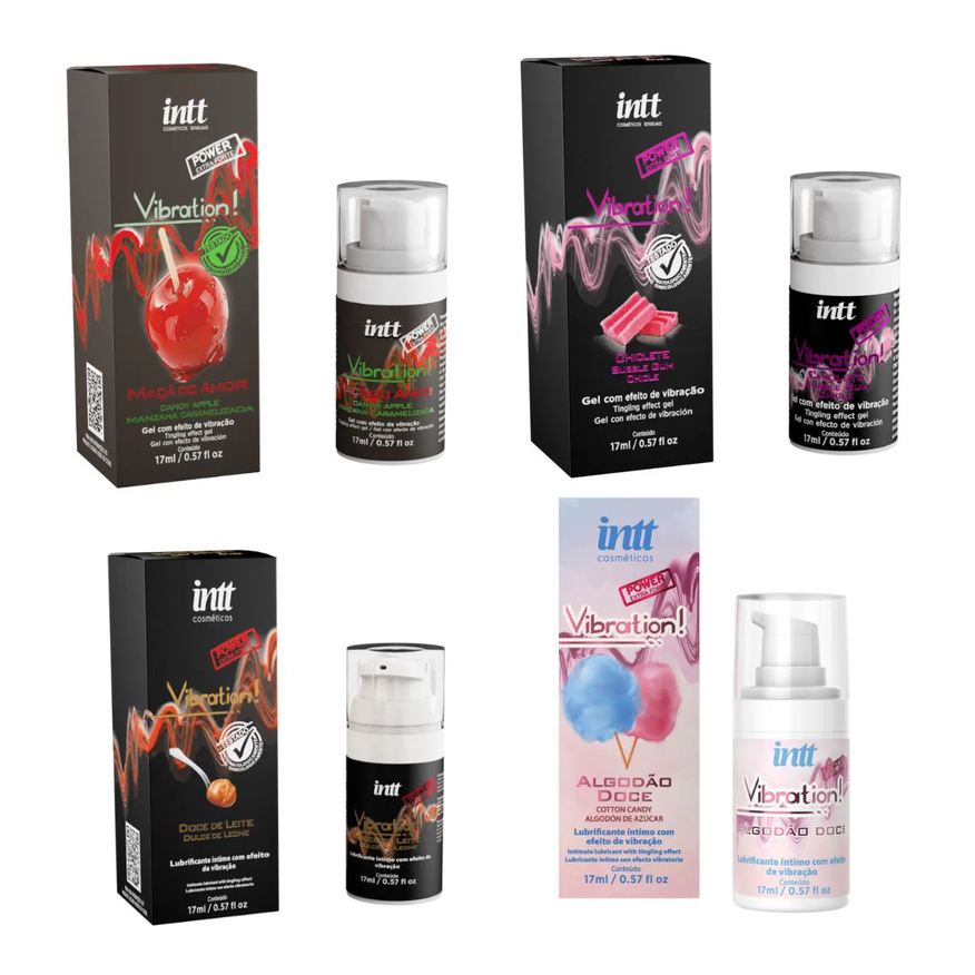Intt Cosméticos Gel Beijavel Vibration Power Extra Forte Intt