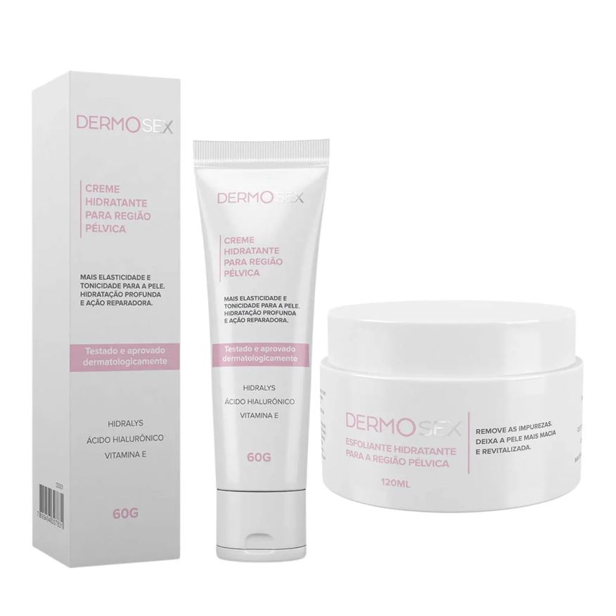 A Sós Kit Creme e Esfoliante Hidratante para Região Pélvica Dermosex