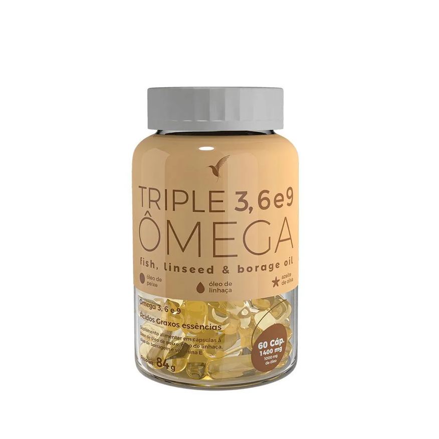 Eleve Life Triple Ômega 3, 6 e 9 Suplemento Alimentar 60 cápsulas Eleve