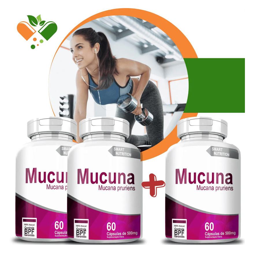 4Elementos Compre 2 Leve 3 Mucuna 500mg 60 cápsulas