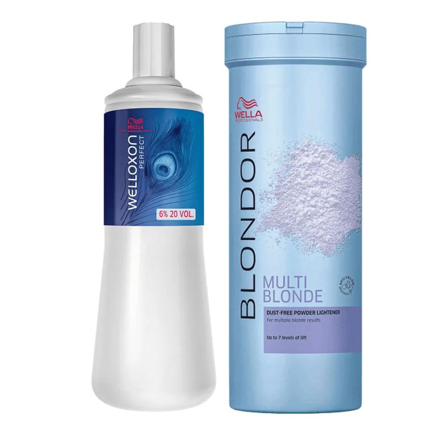 Wella Professionals Kit Wella Blondor Pó Descolorante 400g+oxigenada 20v 1l