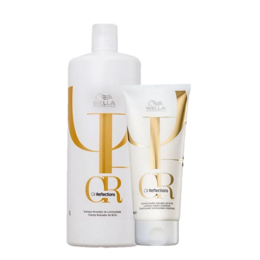 Wella Professionals Kit Wella Oil Reflections Todos os Tipos de Cabelos (2 Produtos)