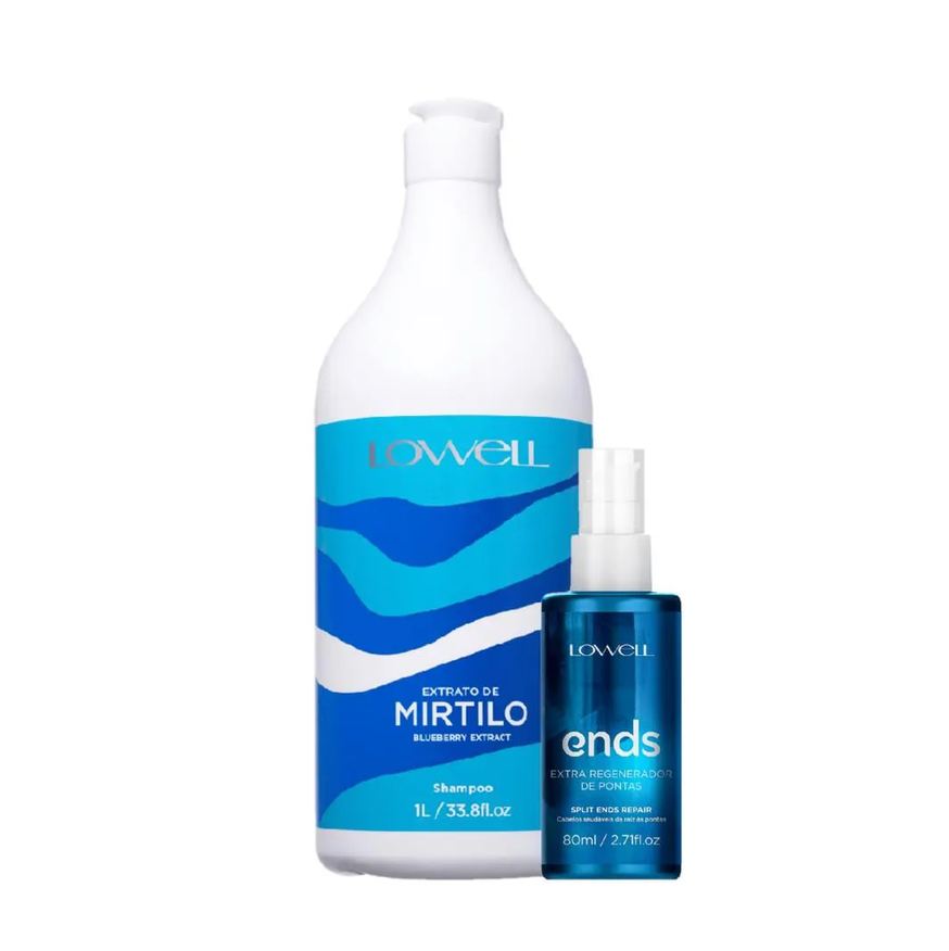Lowell Kit Extrato de Mirtilo Salon Limpeza Regeneradora (2 Produtos)