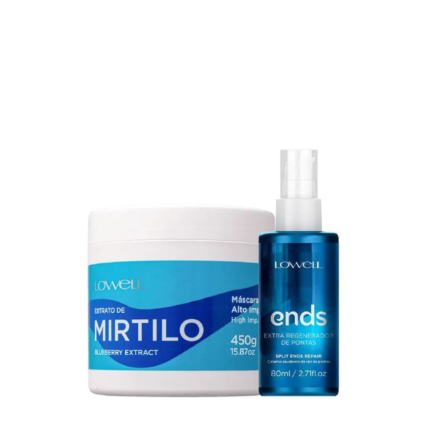 Lowell Kit Extrato de Mirtilo Tratamento Regenerador (2 Produtos)