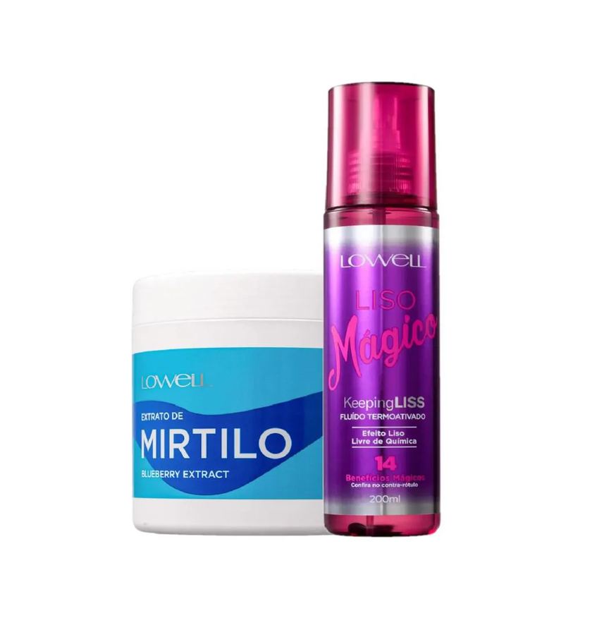 Lowell Kit Extrato de Mirtilo Tratamento Termoativado (2 Produtos)