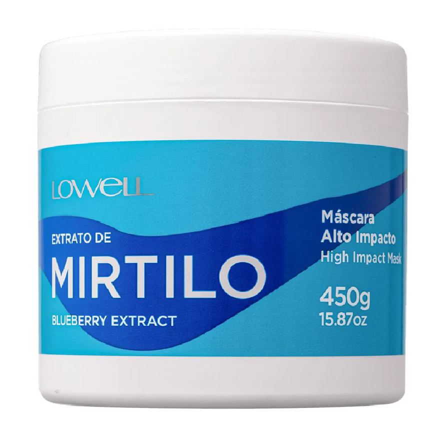 Lowell Extrato de Mirtilo Mascara 450g