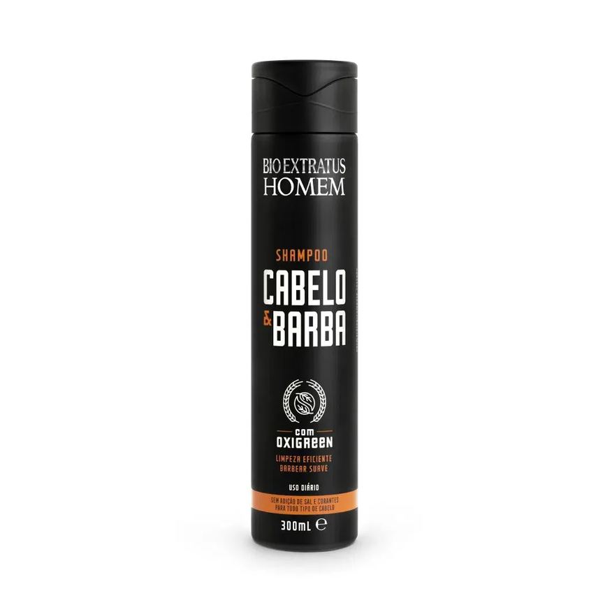 Extratus Bio Homem Cabelo e Barba - Shampoo 300ml