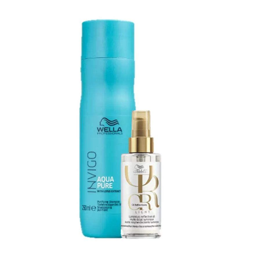 Wella Professionals Shampoo Invigo Balance Aqua Pure Antiresíduos 250ml