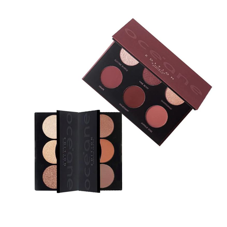 OCéANE KIT EDITION PALETA HIGHTLIGHT + CONTOUR E SOMBRA GLORIOUS (3 PRODUTOS)