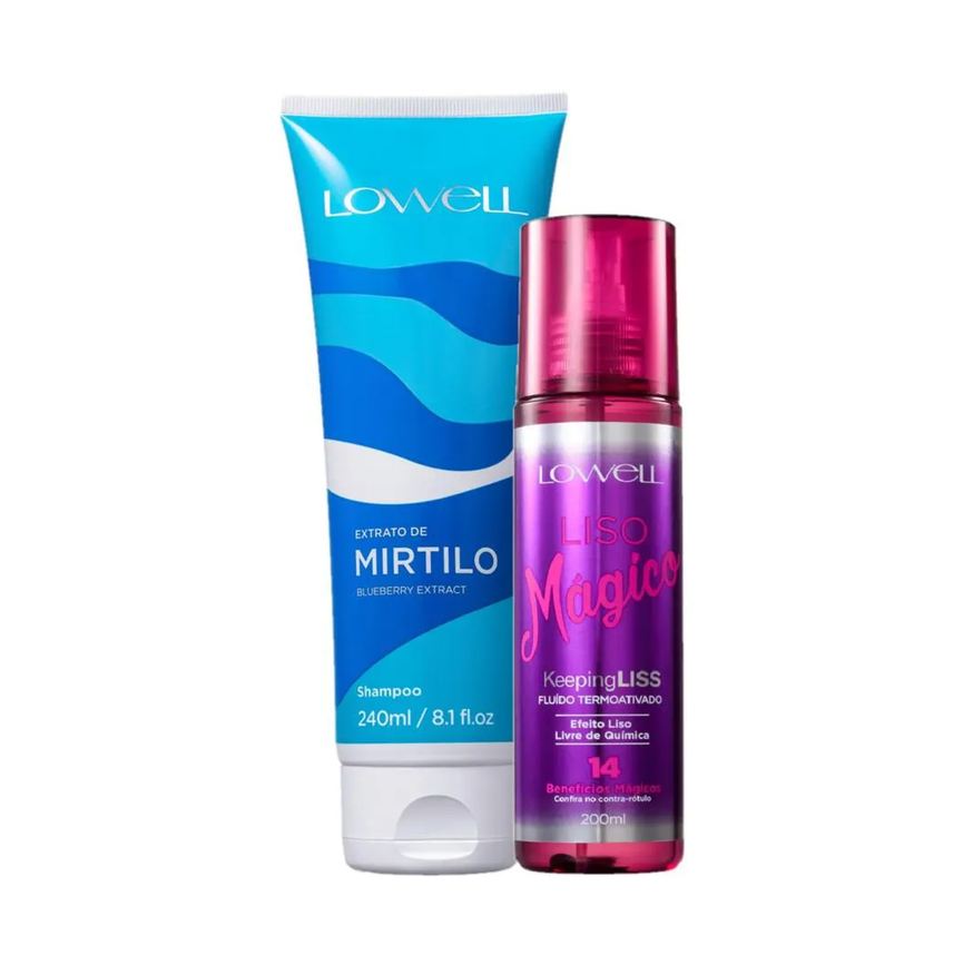 Lowell Kit Extrato de Mirtilo Limpeza Termoativada (2 Produtos)