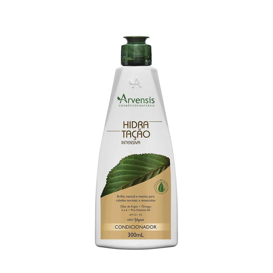 Arvensis Condicionador Cosméticos Naturais Hidratação Intensiva Brilho Intenso 300ml