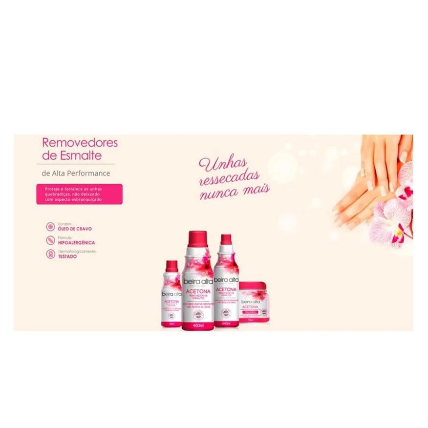 Beira Acetona Alta 450ml
