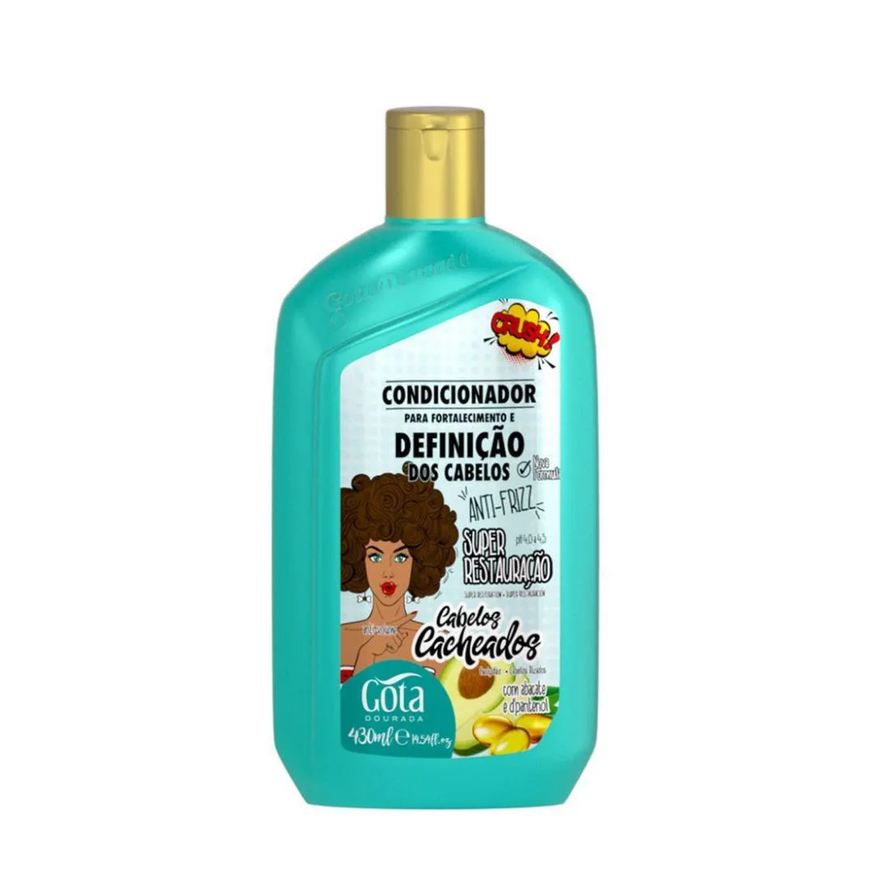 Gota Dourada Condicionador Cacheados Abacate+d Pantenol 430m