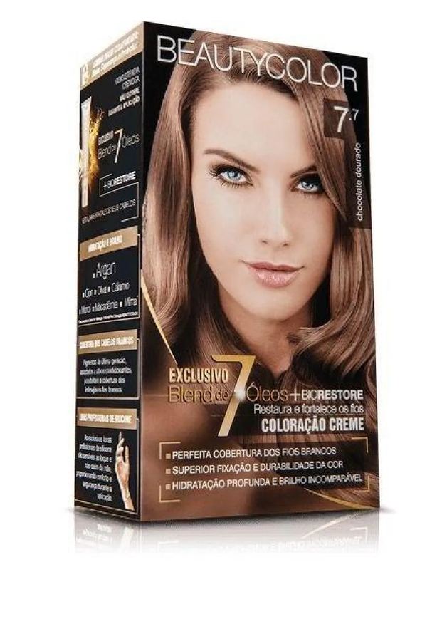 Beauty Color Tintura 7.7 Chocolate Dourado