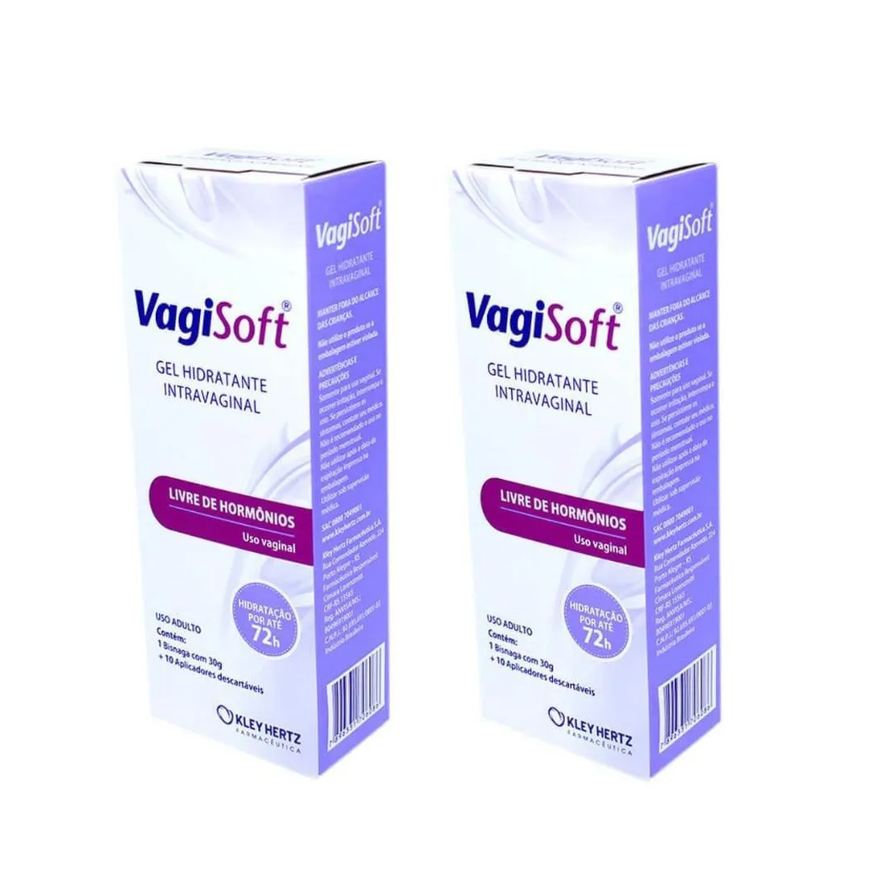 Kley Hertz Vagisoft Gel Hidratante Intravaginal 10 Aplicadores (2un)