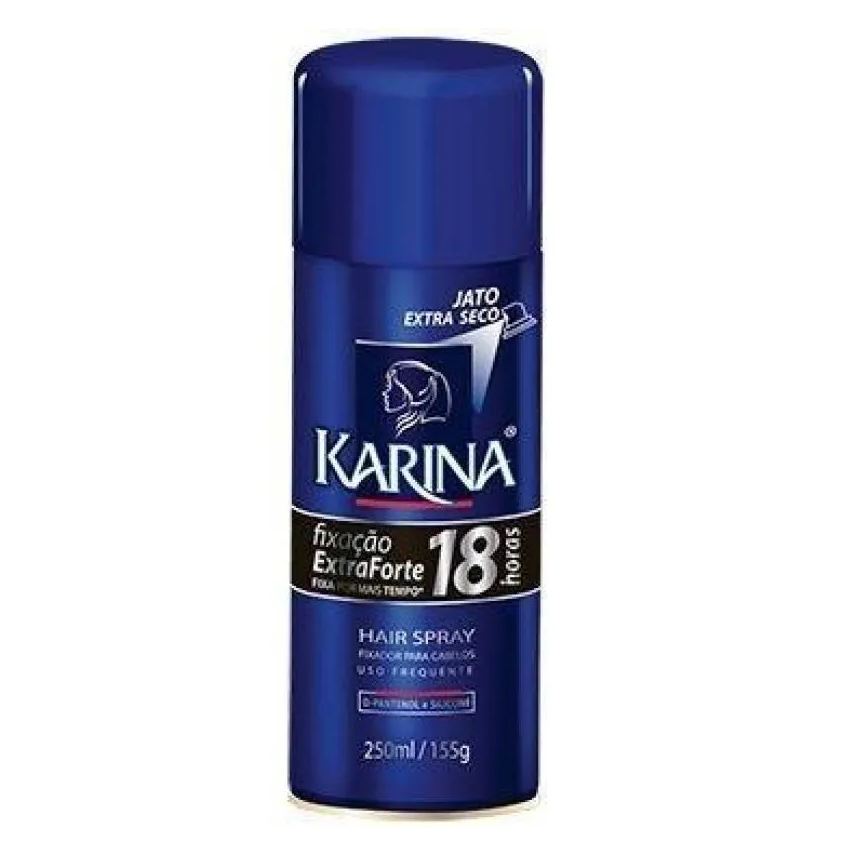Karina Hair Spray Fixacao Extraforte Controle Volume 250ml