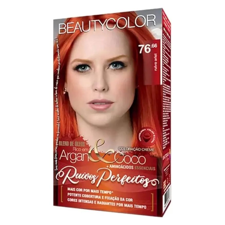 Beauty Color Tintura 76.66 Ruivo Ariel