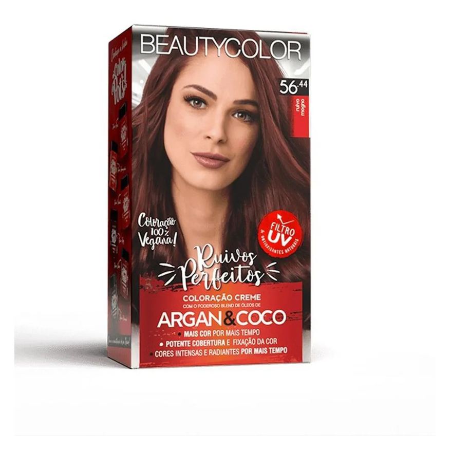 Beauty Color Tintura 56.44 Ruivo Mogno (especial)