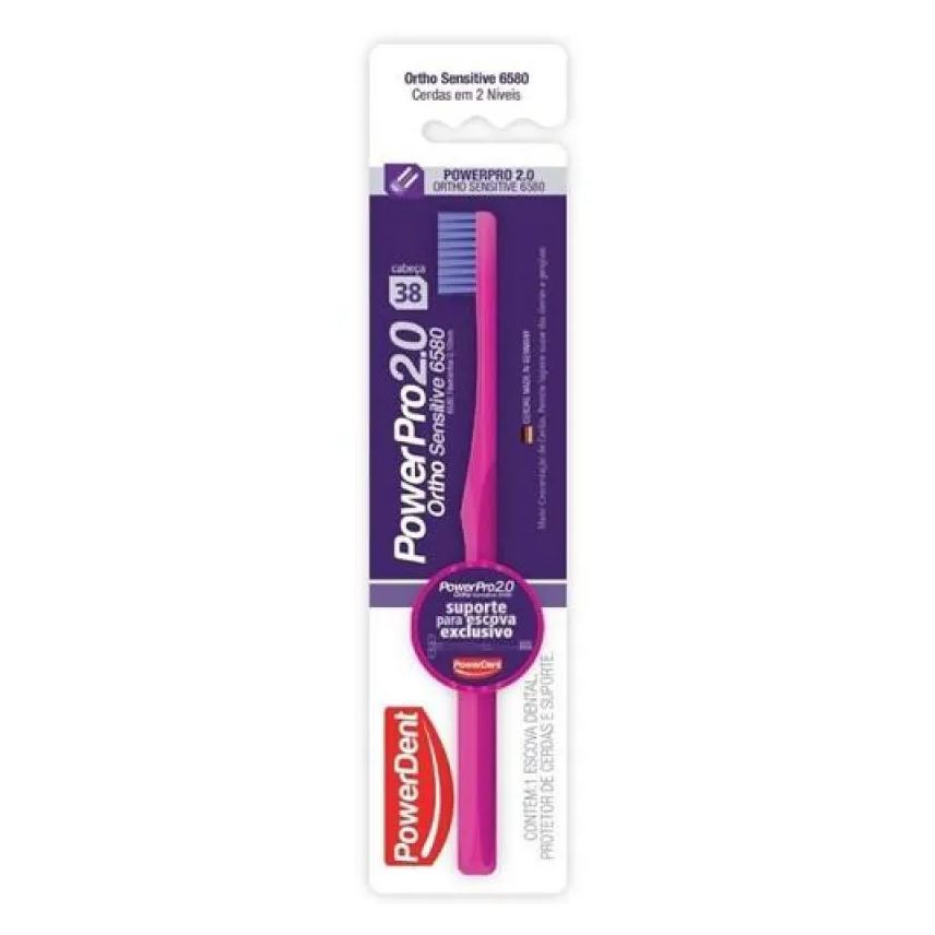 Powerdent Escova Dental Prosensitiveortho 6580 C/ Suporte