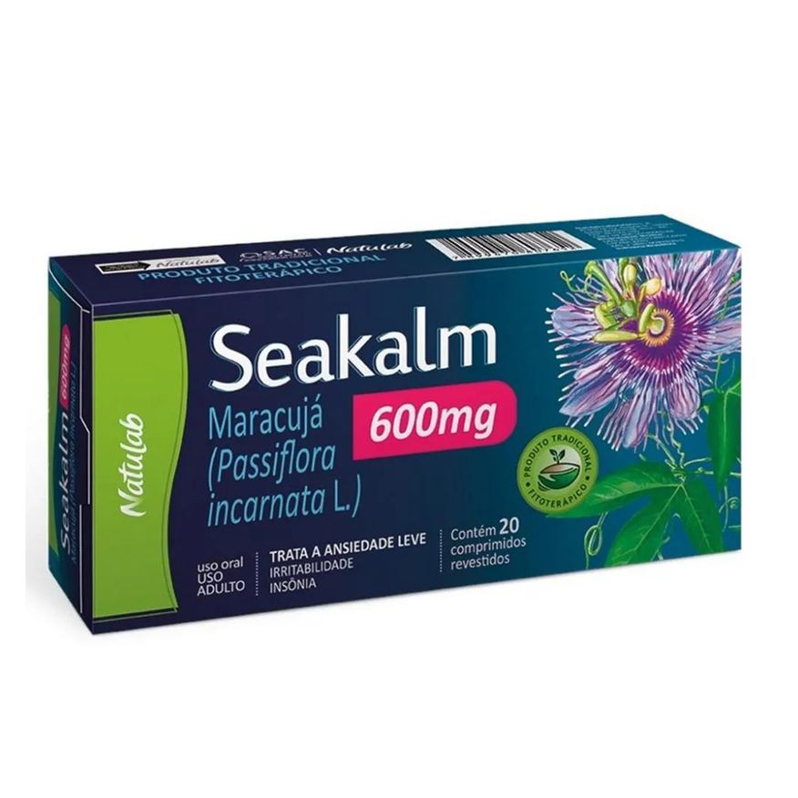 Natulab Passiflora - Seakalm 600mg 20cpr