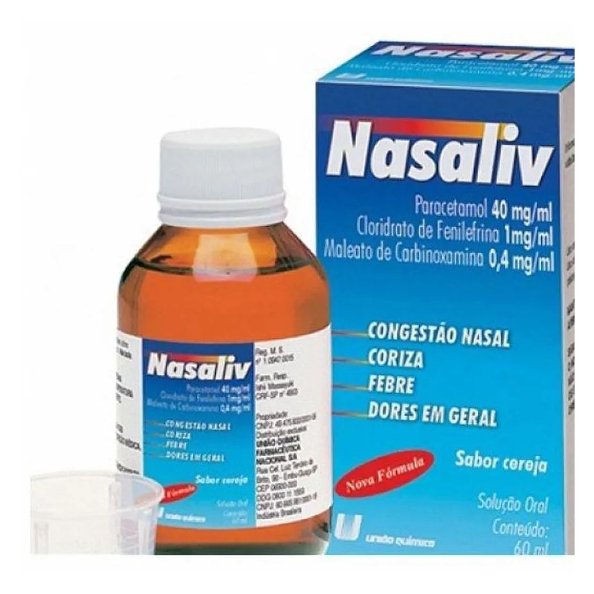 União Química Nasaliv 60ml Uniao Quimica