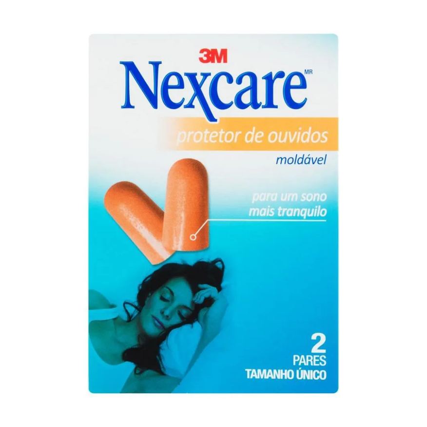 3m Nexcare Protetor Ouvidos Moldavel Tamanho Unico 2 Pares