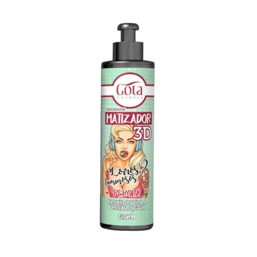 Gota Dourada Condicionador Matizador 3d Perola 120ml