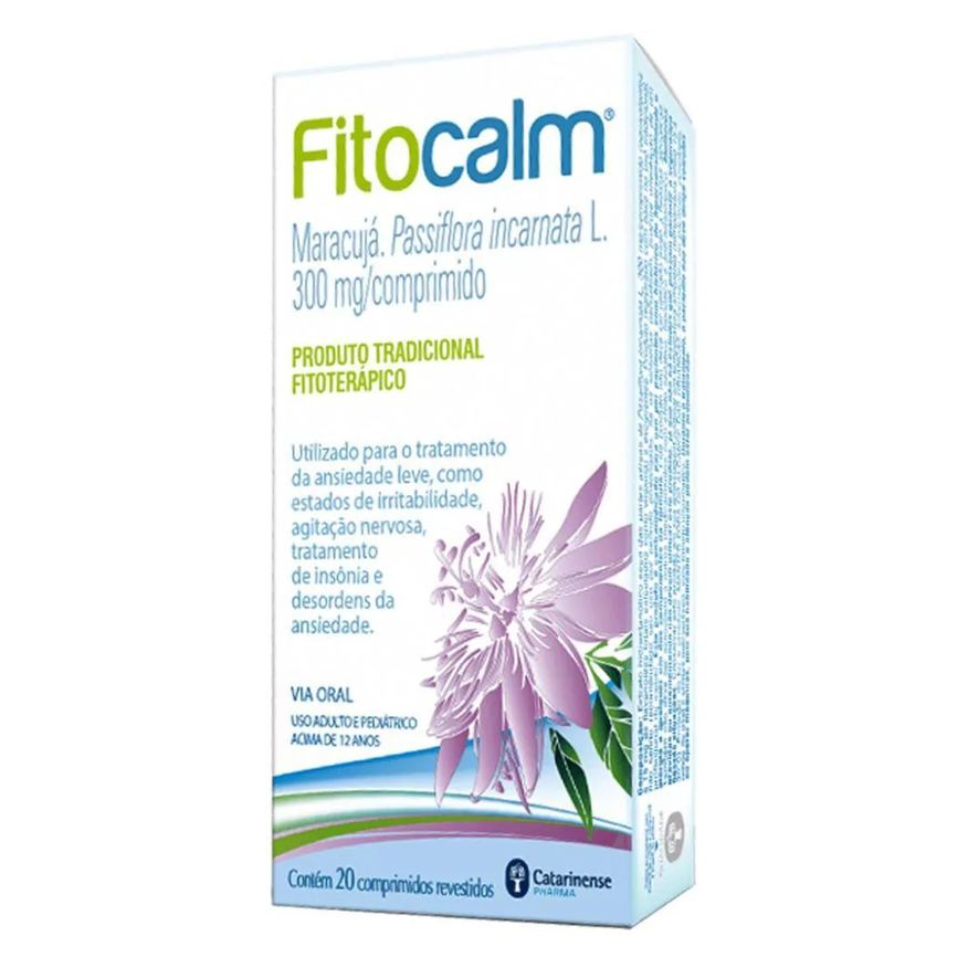 Catarinense Fitocalm 300mg 20cpr Rev Passiflora