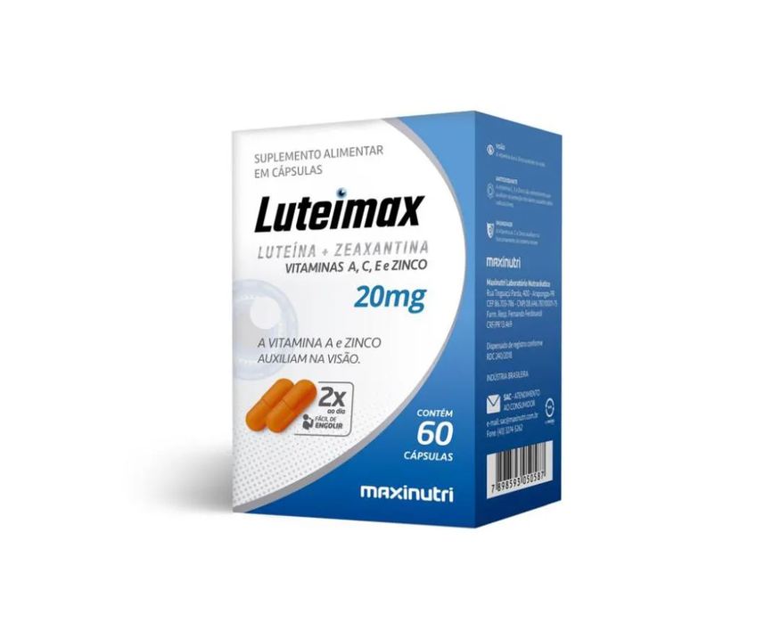 Maxinutri Luteimax (luteina+zeaxantina) 20mg 60cps