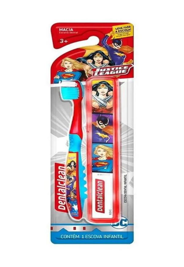 Dentalclean Escova Inf Justice League Macia