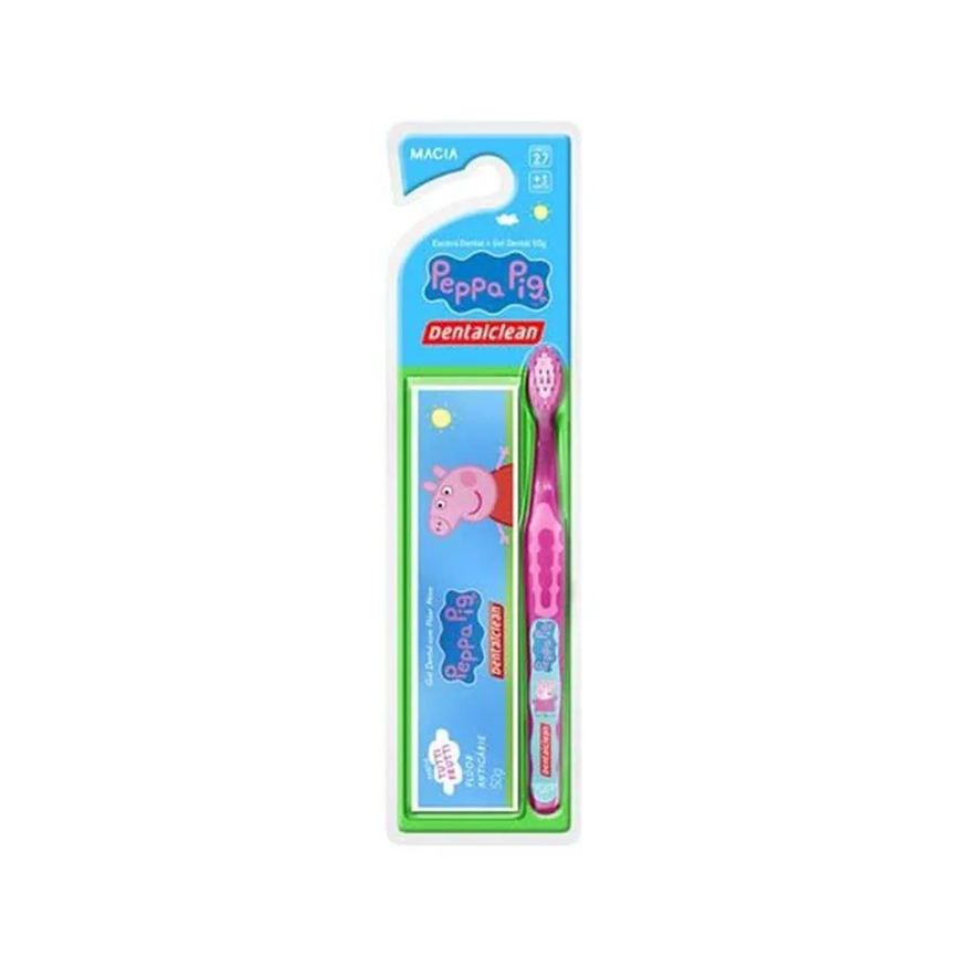 Dentalclean Kit Dental Infantil Peppa Escova+gel 50g