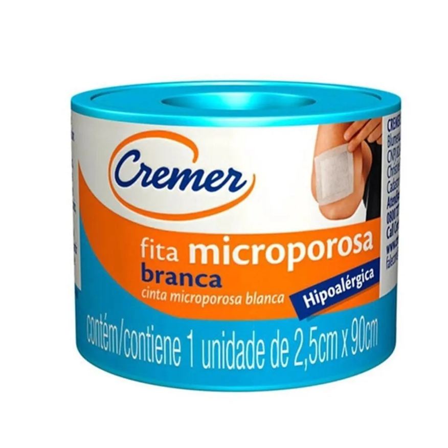 Cremer Fita Microporosa Branco 2,5cm X 90cm